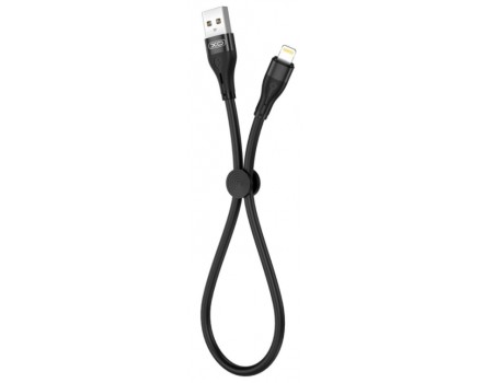 Кабель XO NB179  2.4A USB cable for Lightning 0.25M Black