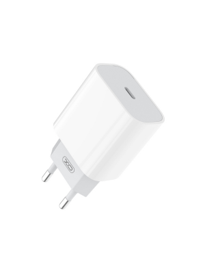 Сетевое зарядное устройство XO L77 EU 20W PD Fast charger single head  White