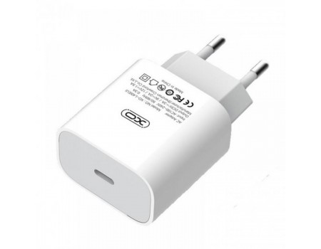 Сетевое зарядное устройство XO L40 EU  PD 18W Single port charge White