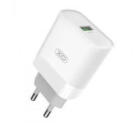 Сетевое зарядное устройство XO L63 15W FAST EU QC3.0 charger White