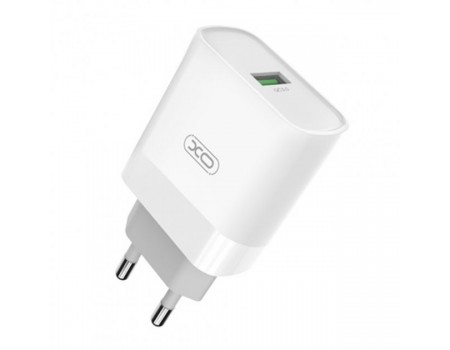 Сетевое зарядное устройство XO L63 15W FAST EU QC3.0 charger White