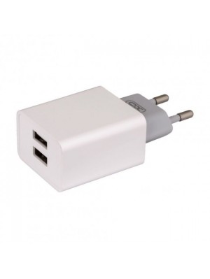 Сетевое зарядное устройство XO L65EU 2.4A two USB charger  White