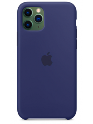 Чехол Silicone Case Full Cover iPhone 11 Pro Copy Navy Blue (20)