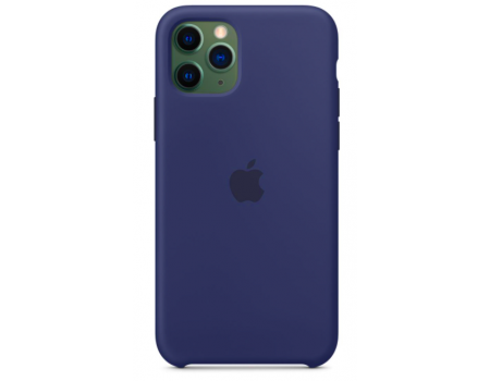 Чехол Silicone Case Full Cover iPhone 11 Pro Copy Navy Blue (20)