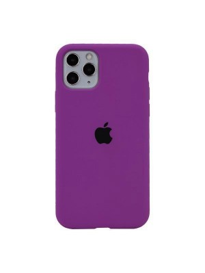 Чехол Silicone Case Full Cover iPhone 11 Pro Copy Grape (43)