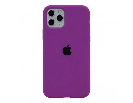 Чехол Silicone Case Full Cover iPhone 11 Pro Copy Grape (43)