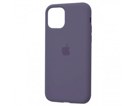 Чехол Silicone Case Full Cover iPhone 11 Pro Max Copy Lavender Grey (28)