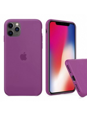 Чехол Silicone Case Full Cover iPhone 11 Pro Max Copy Grape (43)