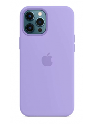 Чехол Silicone Case Full Cover iPhone 12 Pro Max Copy Elegant Purple (39)