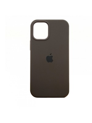 Чехол Silicone Case Full Cover iPhone 12 Pro Max Copy Coffee (22)