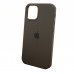 Чехол Silicone Case Full Cover iPhone 12 Pro Max Copy Coffee (22)