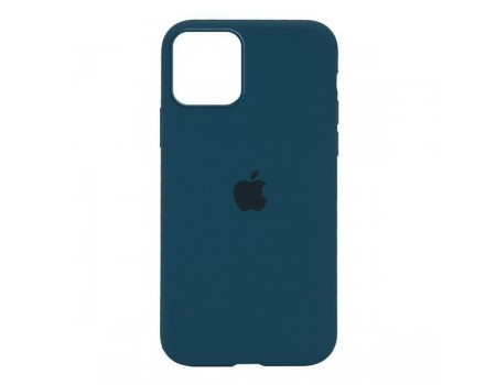 Чехол Silicone Case Full Cover iPhone 12 Pro Max Copy Cosmos Blue (46)