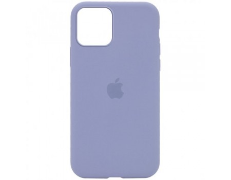 Чехол Silicone Case Full Cover iPhone 12 Pro Max Copy Lavender Grey (28)