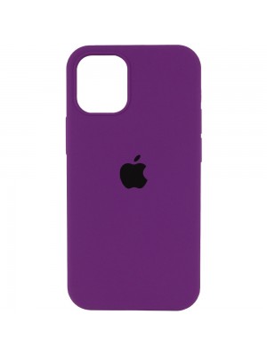 Чехол Silicone Case Full Cover iPhone 12 Pro Max Copy Grape (43)