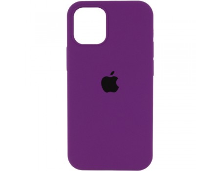 Чехол Silicone Case Full Cover iPhone 12 Pro Max Copy Grape (43)