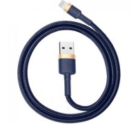 Кабель Baseus cafule Cable USB For lightning 2.4A 1M Gold + Blue