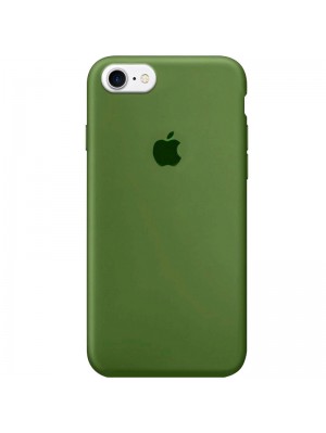 Чехол Silicone Case Full Cover iPhone 7/8 Copy Army Green (45)