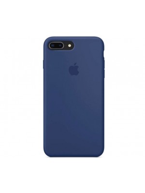 Чехол Silicone Case Full Cover iPhone 7/8 Plus Copy Navy Blue (20)