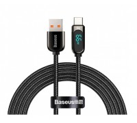 Кабель Baseus Display Fast Charging Data Cable USB to Type-C 66W 2m Black