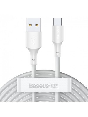 Кабель Baseus Simple Wisdom Data Cable Kit USB to Type-C 5A ( 2PCS / Set ) 1.5m White