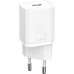 Сетевое зарядное устройство Baseus Super Si Quick Charger 1C 20W EU White