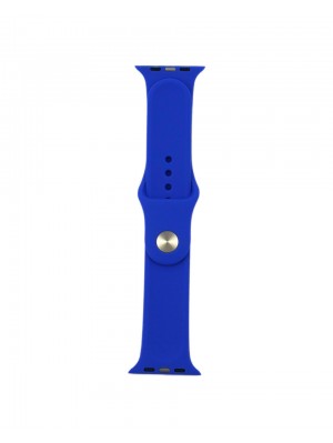 Ремешок Silicone Apple Watch 42/44/45 mm Shiny Blue