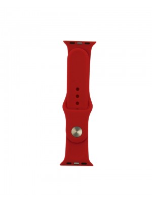 Ремешок Silicone Apple Watch 38/40/41 mm Red Orange