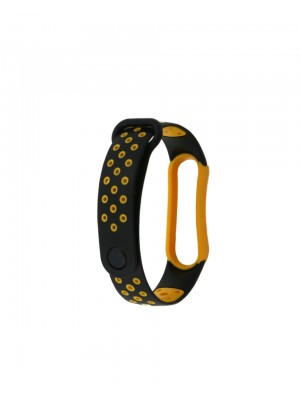 Ремешок Nike Sport Mi Band 5/6 Black/Yellow