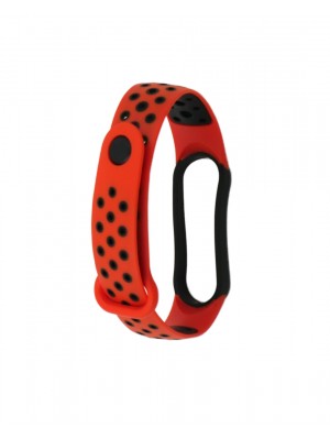 Ремешок Nike Sport Mi Band 5/6 Orange/Black