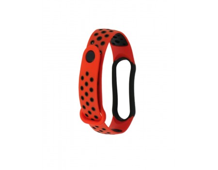 Ремешок Nike Sport Mi Band 5/6 Orange/Black