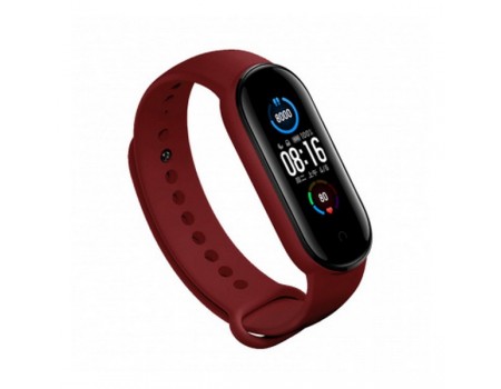 Ремешок Silicone Mi Band 3/4 Wine