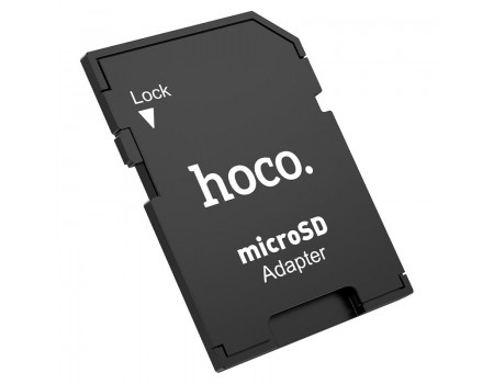 Адаптер Hoco HB22 TF to SD card holder Black