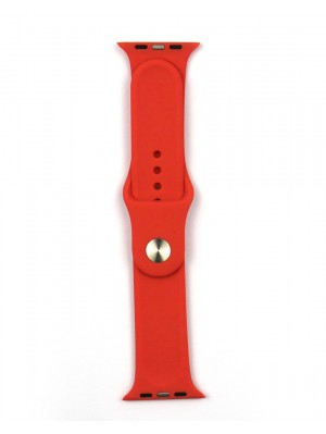 Ремешок Silicone Apple Watch 42/44/45 mm Red Orange