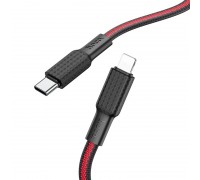 Кабель Hoco X69 Jaeger PD charging data cable for iP Black &amp; Red