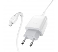 МЗП Hoco C72Q Glorious single port QC3.0 charger ( EU ) ( With Micro USB Cable ) White