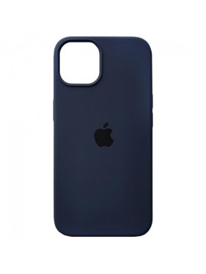 Чехол Silicone Case Full Cover iPhone 13 Copy Dark Blue (8)