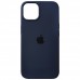 Чехол Silicone Case Full Cover iPhone 13 Copy Dark Blue (8)