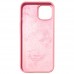 Чехол Silicone Case Full Cover iPhone 13 Copy Pink (12)