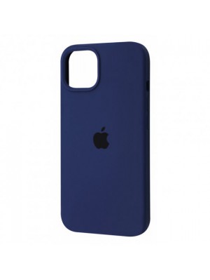 Чехол Silicone Case Full Cover iPhone 13 Copy Navy Blue (20)