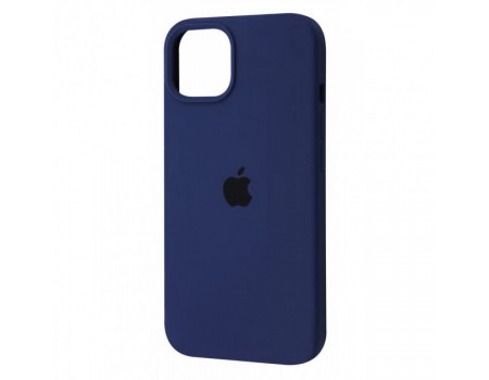 Чехол Silicone Case Full Cover iPhone 13 Copy Navy Blue (20)