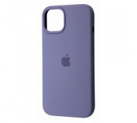 Чехол Silicone Case Full Cover iPhone 13 Copy Lavender Grey (28)