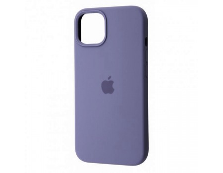 Чехол Silicone Case Full Cover iPhone 13 Copy Lavender Grey (28)