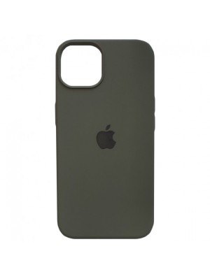 Чехол Silicone Case Full Cover iPhone 13 Copy Dark Olive (35)