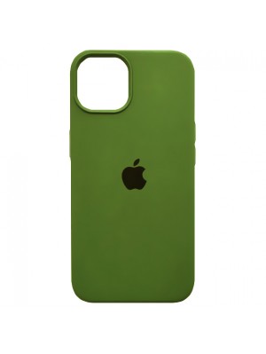 Чехол Silicone Case Full Cover iPhone 13 Copy Army Green (45)