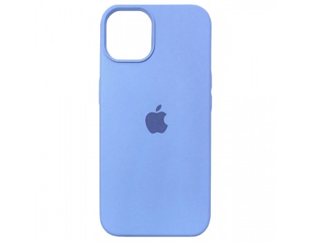 Чехол Silicone Case Full Cover iPhone 13 Copy Cornflower (53)