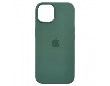 Чехол Silicone Case Full Cover iPhone 13 Copy Pine Green (55)