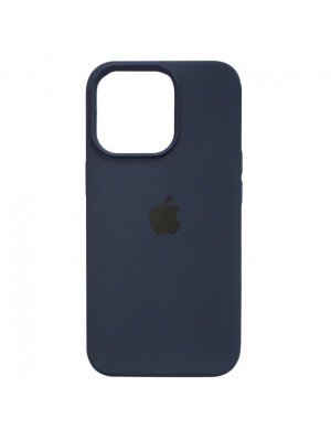 Чехол Silicone Case Full Cover iPhone 13 Pro Copy Dark Blue (8)