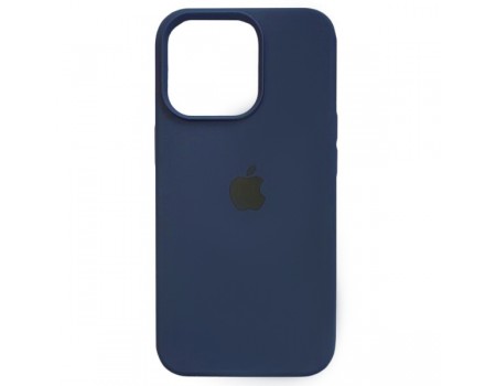 Чехол Silicone Case Full Cover iPhone 13 Pro Copy Navy Blue (20)