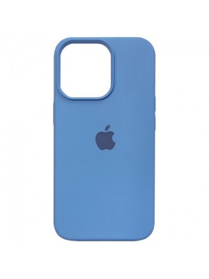 Чехол Silicone Case Full Cover iPhone 13 Pro Copy Cornflower (53)