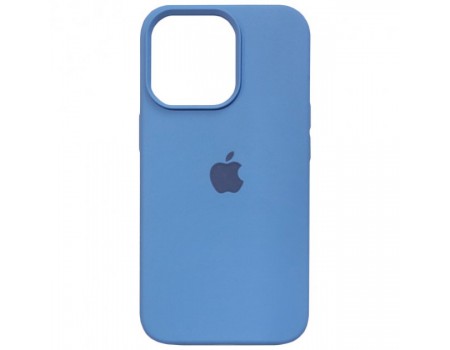 Чехол Silicone Case Full Cover iPhone 13 Pro Copy Cornflower (53)